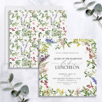 Elegant Charity Lunch Waterverf Wildflower