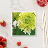 Elegant Chartreuse Green Limelight Hydrangea Servet (Insitu)
