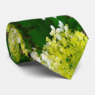 Elegant Chartreuse Green Limelight Hydrangea Stropdas