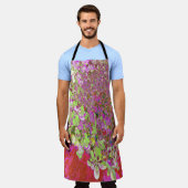 Elegant Chartreuse Green, Pink and Blue Hydrangea Schort (Gedragen)