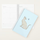 Élégant chat avec papillon (Devant avec enveloppe)