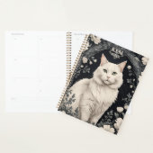 Élégant chat blanc (Devant avec enveloppe)