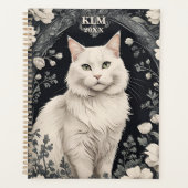 Élégant chat blanc (Devant)
