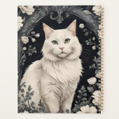 Élégant chat blanc (Dos)