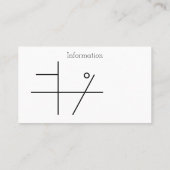 Élégant chat noir Halloween Invitation (Dos)