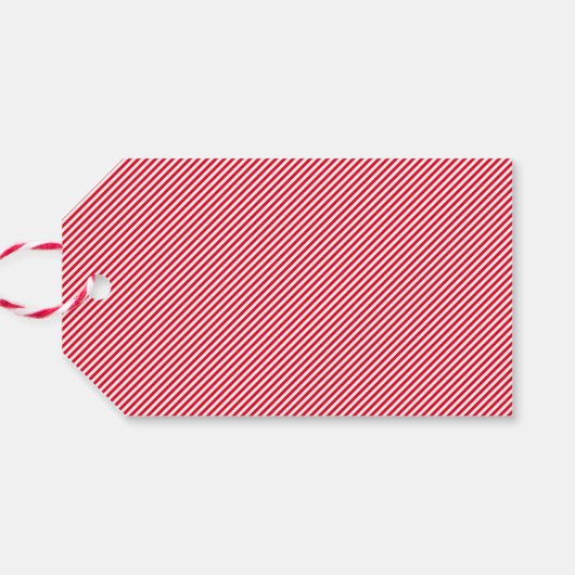 Elegant Cheer Red Script Kerstvakantie Cadeaulabel (Achterkant Horizontaal)