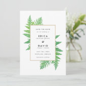 Elegant chemicaliën Sla de datumkaarten op Save The Date (Staand voorkant)