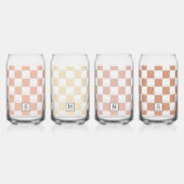 Elégant Chèque Personnalisé Chaussures Boho (Dos)