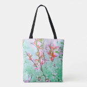 Elegant Cherry Blossom Classic Canvas tas (Achterkant)