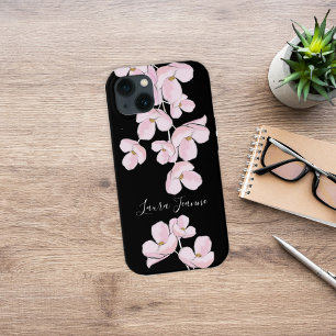 Elegant Cherry Blossom Floral Modern Chic iPhone 13 Hoesje