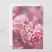 Elegant Cherry blossom Sakura Floral Wedding Save The Date (Achterkant)