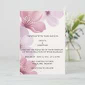 Elegant Cherry Blossom Save the Date (Debout devant)