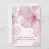 Elegant Cherry Blossom Save the Date (Dos)