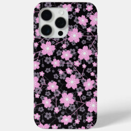 Elegant Cherry Blossom schattig roze bloemmotief iPhone 15 Pro Max Hoesje