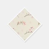 Elegant Cherry Blossom Tablecloth Set Servet (Hoek)
