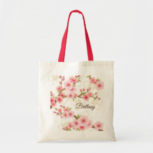 Elegant Cherry Blossom Tote Bag
