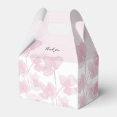 Elegant Cherry Blossom Waterverf Handgeschilderd Bedankdoosjes (Achterkant)