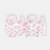 Elegant Cherry Blossom Waterverf Handgeschilderd Bedankdoosjes (Uitgevouwen)