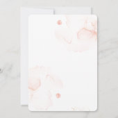 ELegant Cherry BLossom Waterverf Wedding Kaart (Achterkant)