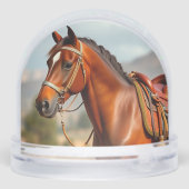 Élégant Cheval de Châtaignier à Saddle (Arrière)