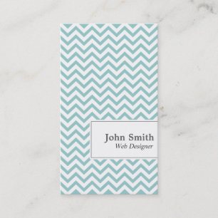 Elegant Chevron Stripes Carte de visite Web Design