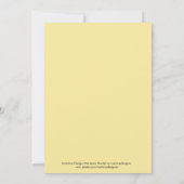 Elegant Chevron Unisex Baby shower Uitnodiging (Achterkant)