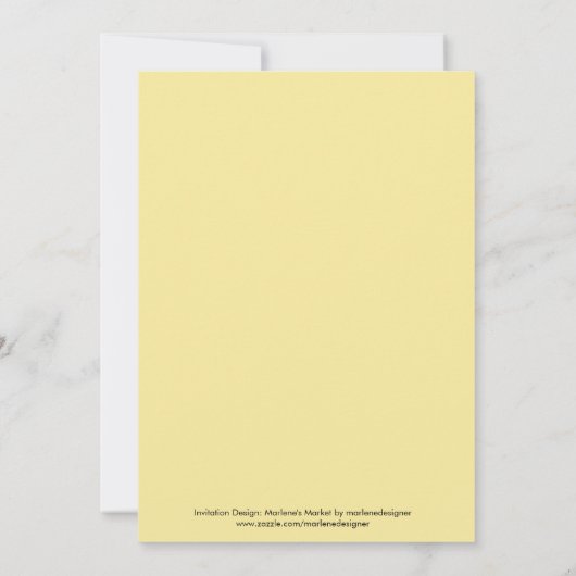 Elegant Chevron Unisex Baby shower Uitnodiging (Achterkant)