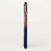 Elegant Chic Abstract Lines, Navy Blue Case-Mate iPhone Case (Achterkant / rechts)