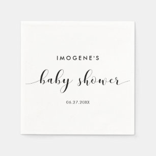 Elegant chic Baby shower Servet