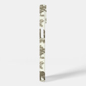 Elegant  Chic Beige Witte Paard Toile Case-Mate iPhone Case (Achterkant / Rechts)