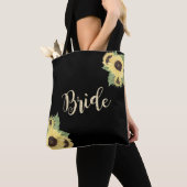Elegant Chic Black, zonnebloemen, Bride Draagtas (Dichtbij)