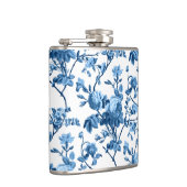 Elegant Chic  Blue Roos Floral Heupfles (Rechts)