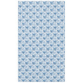 Elegant Chic  Blue Roos Floral Tafelkleed (Voorkant)