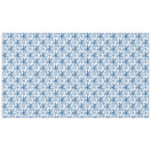 Elegant Chic  Blue Roos Floral Tafelkleed (Voorkant (Horizontaal))
