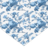 Elegant Chic  Blue Roos Floral Tafelkleed (Gekanteld)
