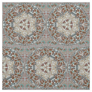 Elegant chic boho stijlvol bloemenpatroon stof
