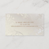 Elegant Chic Charming, Gold Lace Visitekaartje (Achterkant)