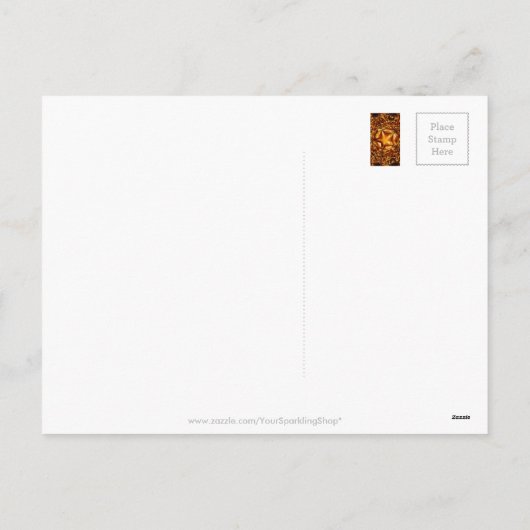 Elegant Chic Copper Gold Kerstster Feestdagenkaart (Achterkant)