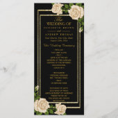 Elegant Chic Corner Ivory Roses programme de maria (Devant)