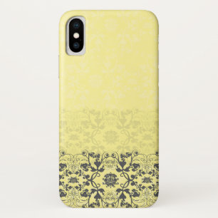 Elegant Chic Damask Lace Florals afgesloten iPhone X Hoesje