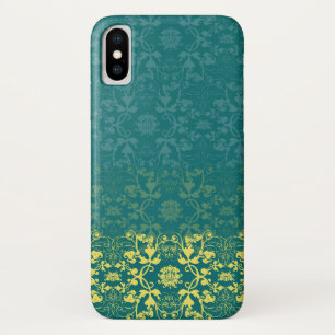  Elegant Chic Damask Lace Florals afgesloten iPhone X Hoesje