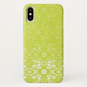 Elegant Chic Damask Lace Florals afgesloten iPhone X Hoesje