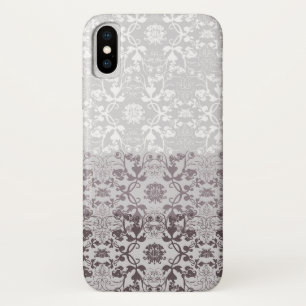 Elegant Chic Damask Lace Florals afgesloten iPhone X Hoesje