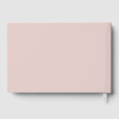 Élégant chic Dusty rose et Rose Mariage or Foil (Verso)