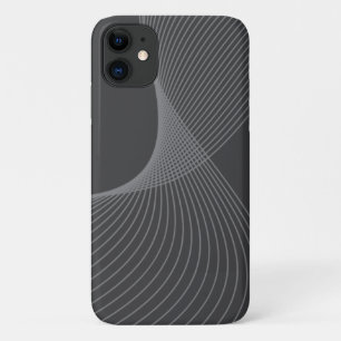 Elegant, chic, eenvoudig, modern grafisch patroon iPhone 11 hoesje