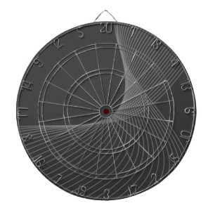 Elegant, chic, eenvoudig, modern grafisch patroon dartbord