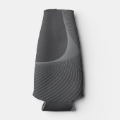 Elegant, chic, eenvoudig, modern grafisch patroon flesjeskoeler (Voorkant)