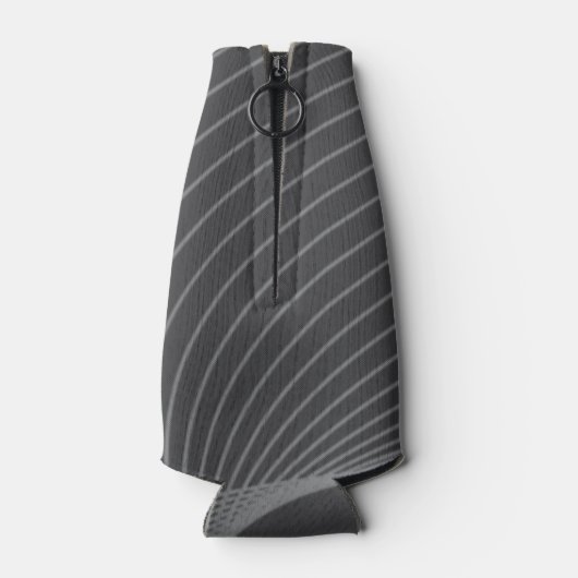 Elegant, chic, eenvoudig, modern grafisch patroon flesjeskoeler (Achterkant)