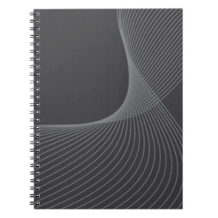 Elegant, chic, eenvoudig, modern grafisch patroon notitieboek