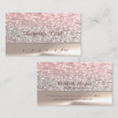 Élégant Chic élégant, Carte de fidélité Bokeh (Devant / Derrière)